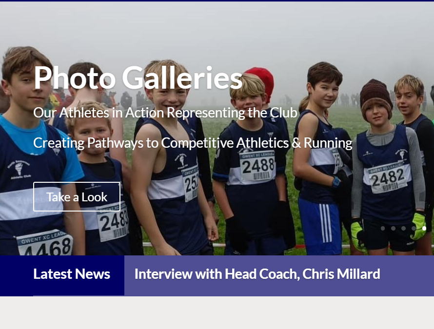 A New Website for North Somerset Athletic Club